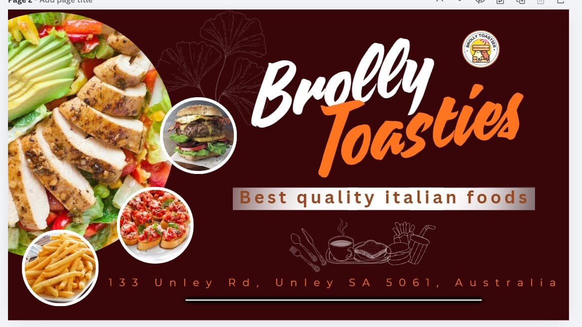 Brolly Toasties — Unley, Adelaide