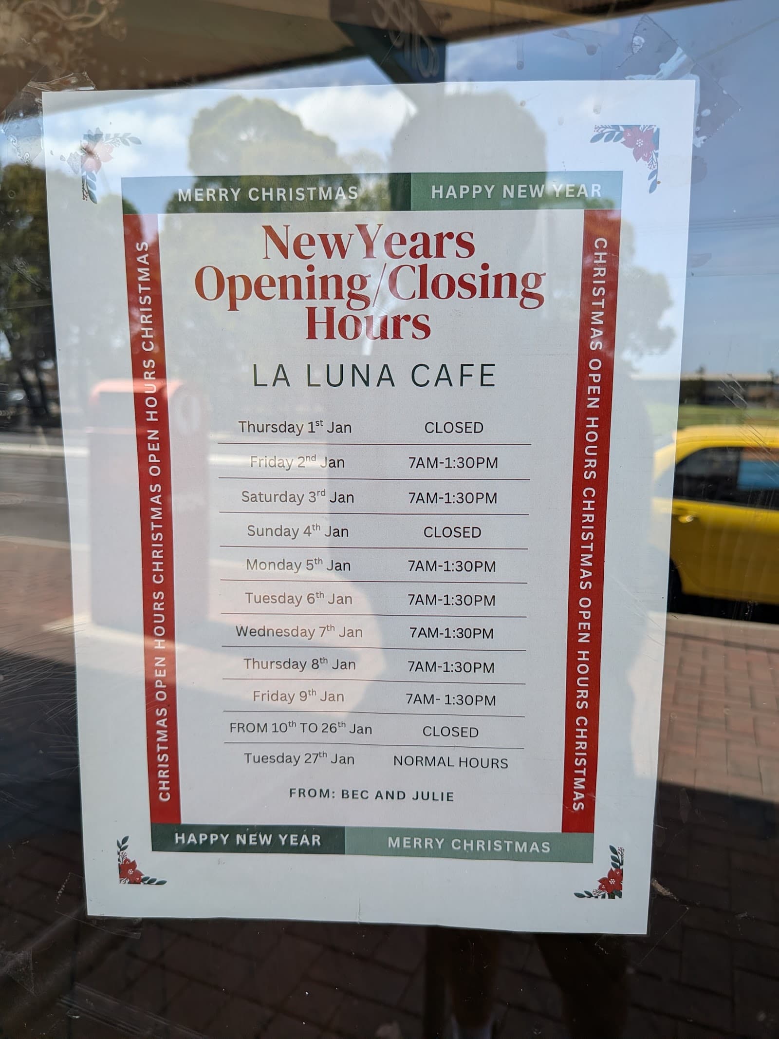 La Luna Cafe — Henley Beach South, Adelaide