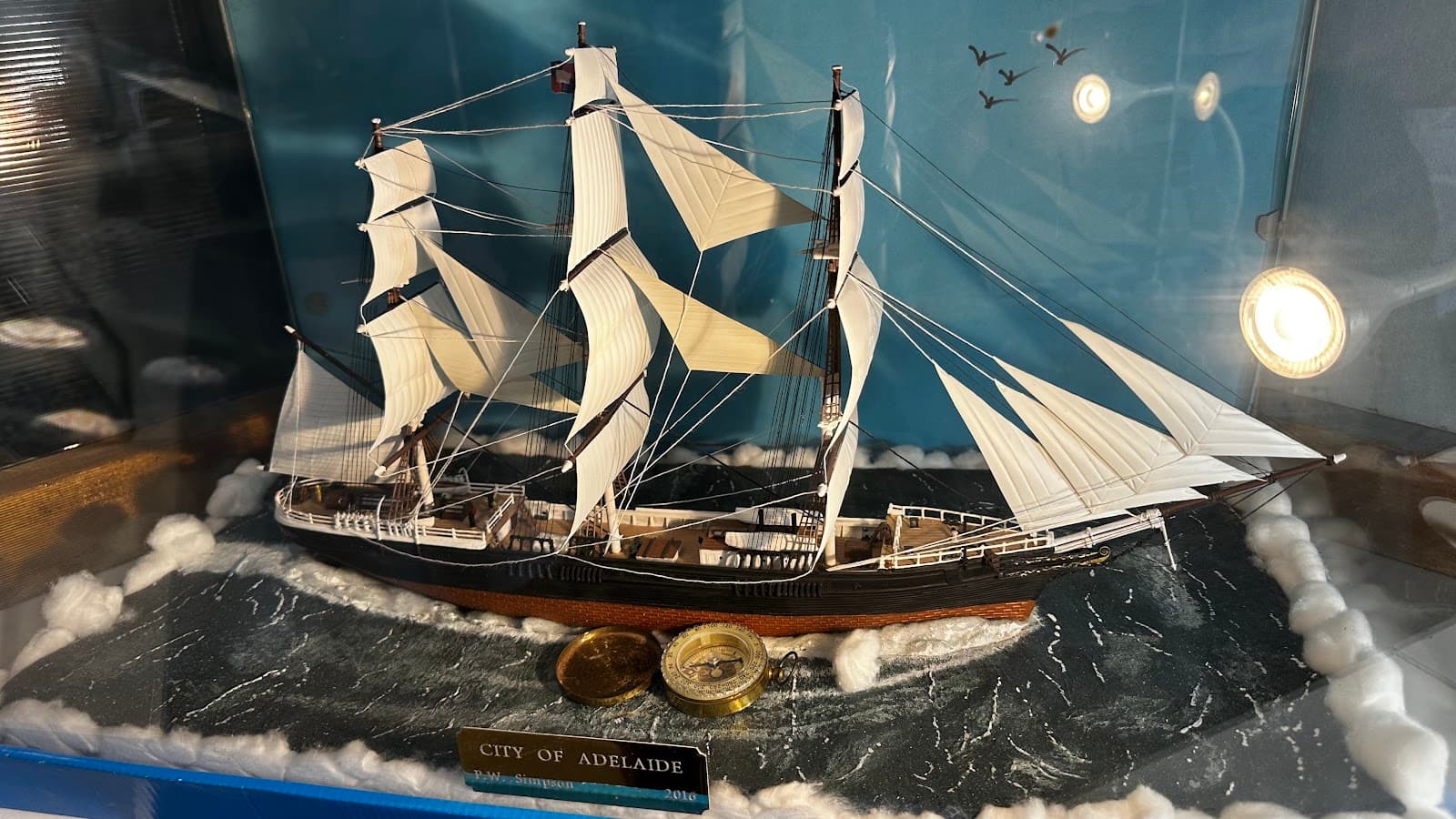 Clipper Ship City of Adelaide — Semaphore, Adelaide
