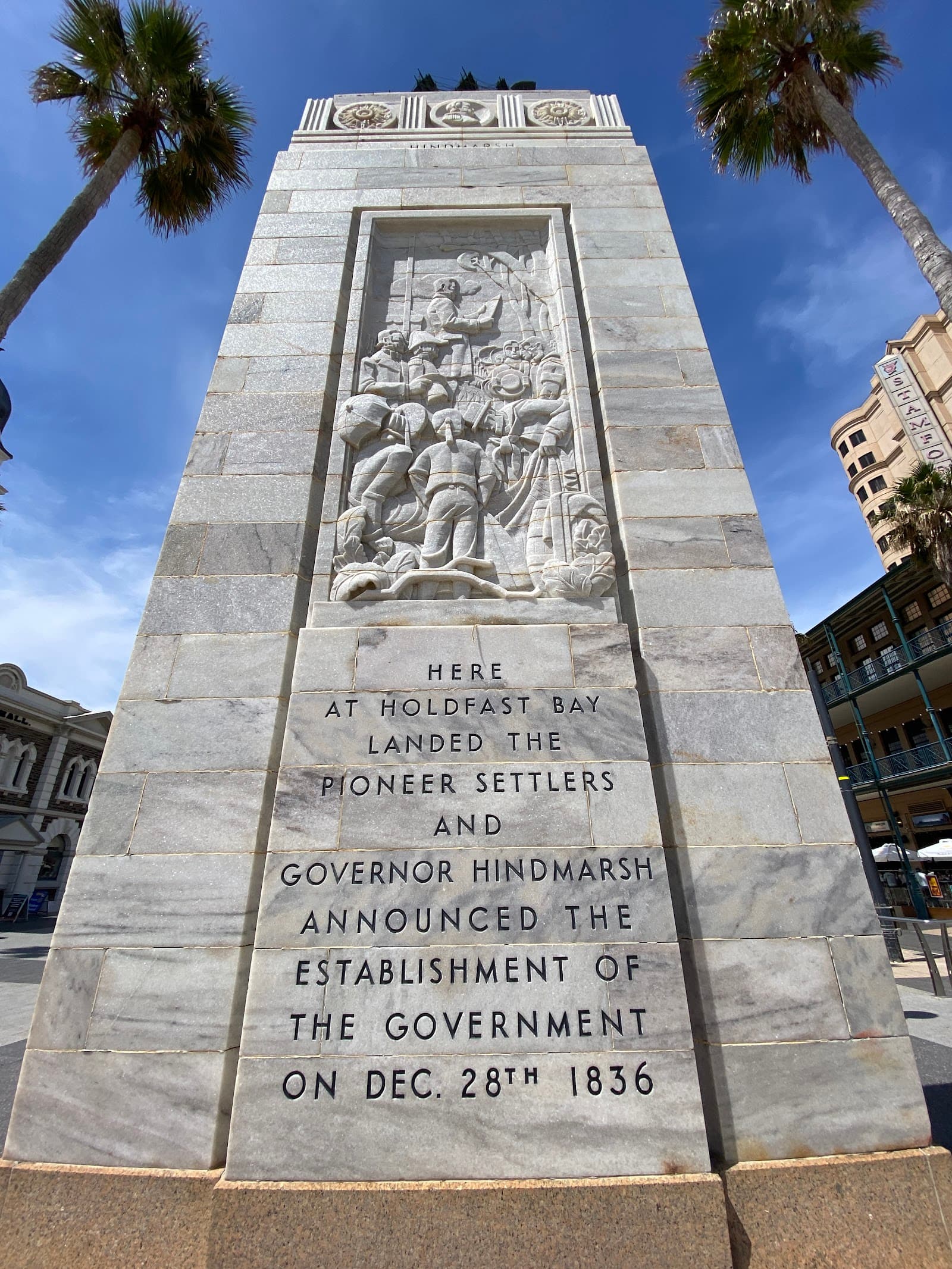 Glenelg Pioneer Memorial — Glenelg, Adelaide