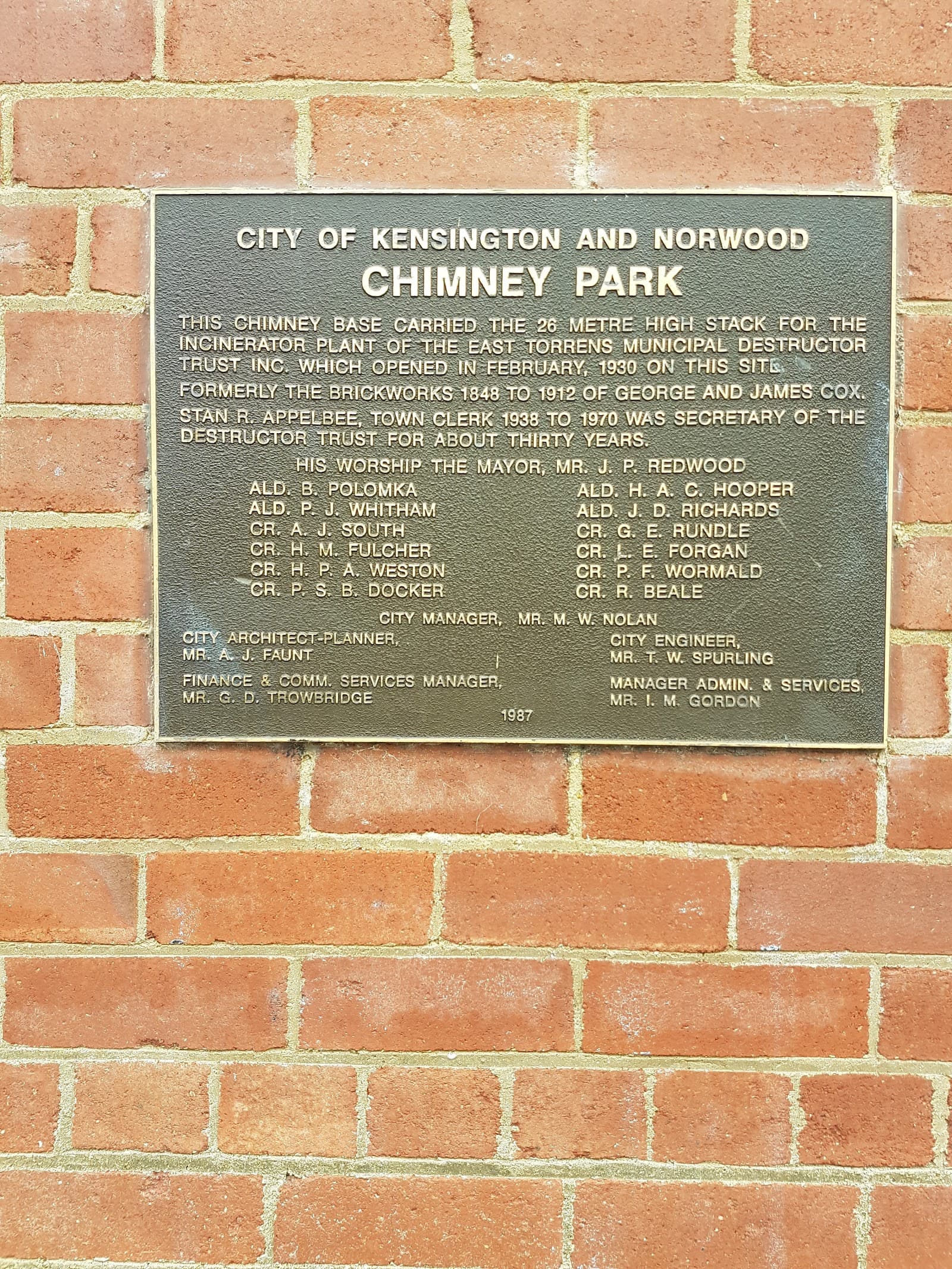 Chimney Park — Norwood, Adelaide