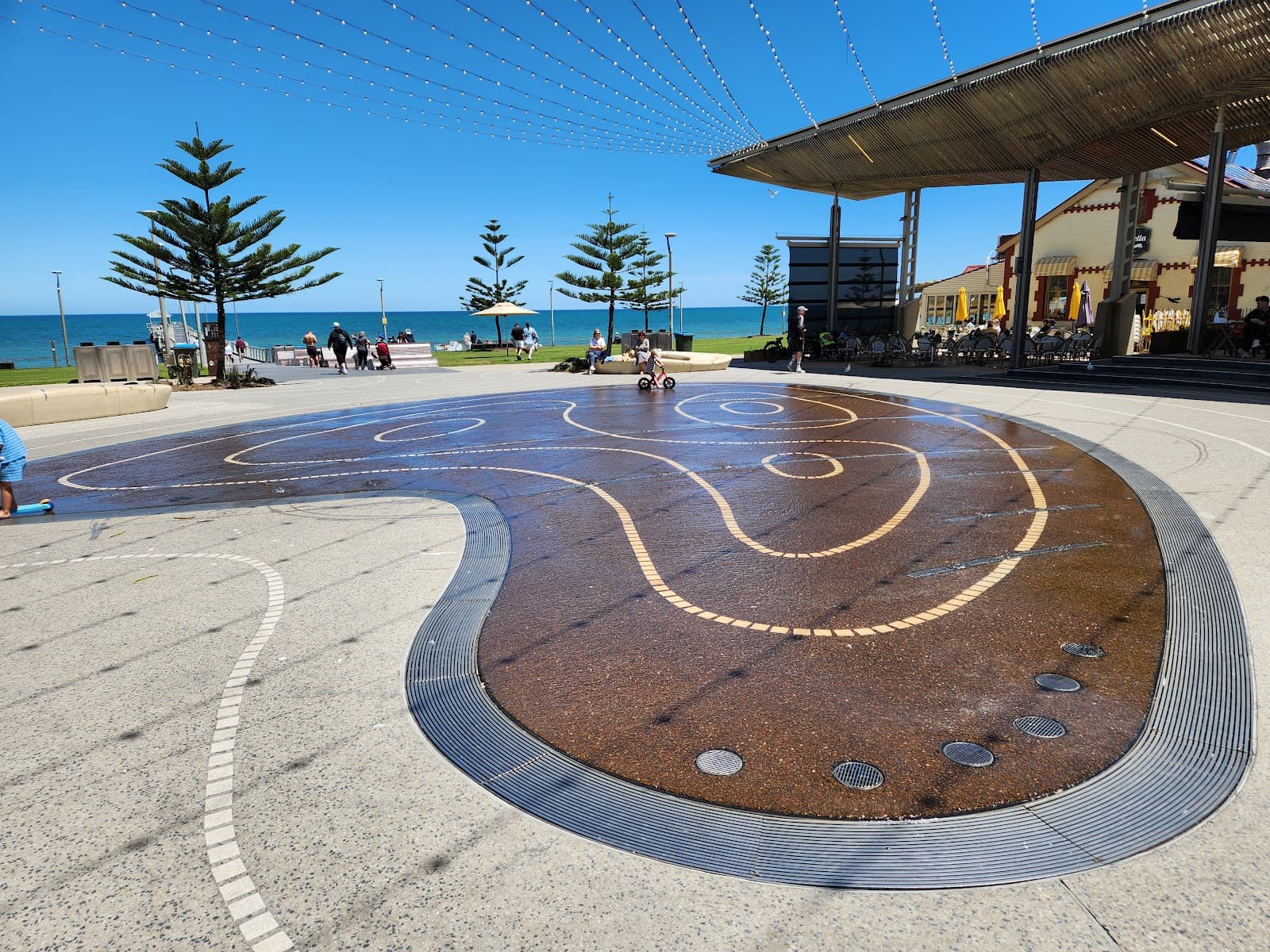 Water play — Henley Beach, Adelaide