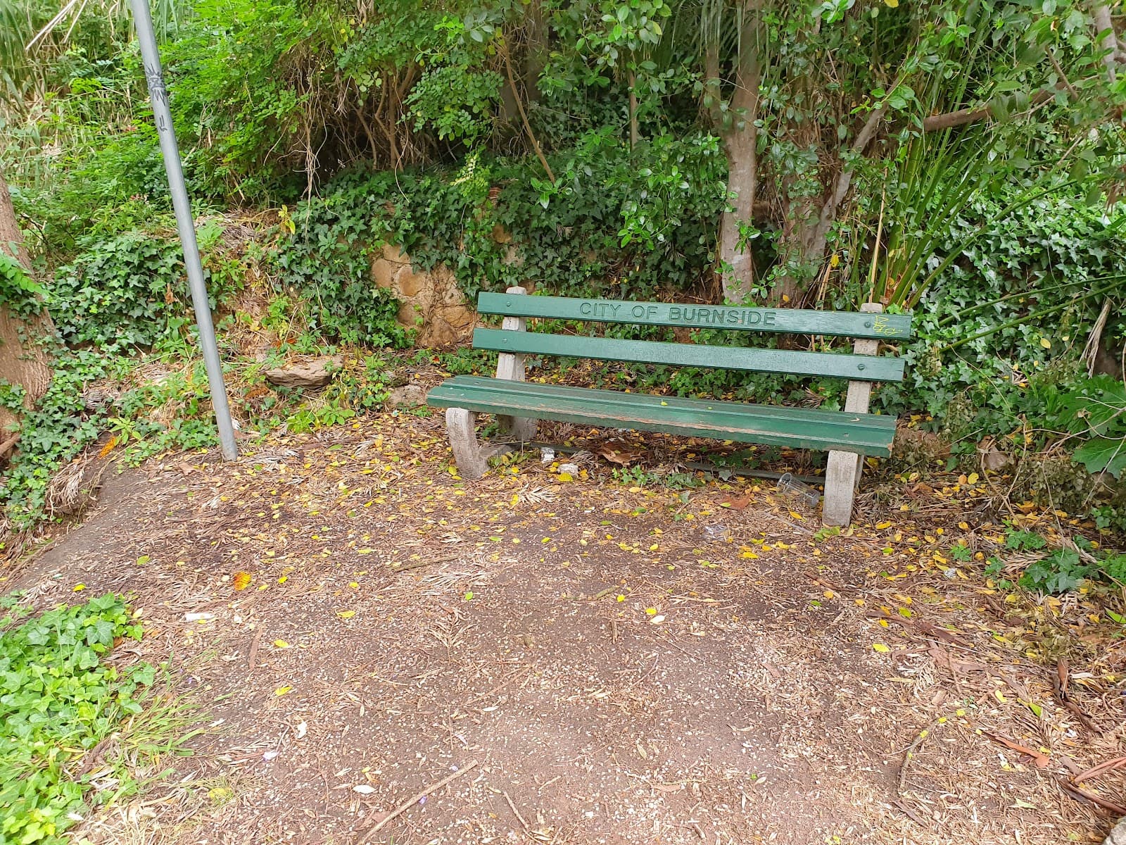 Burnside park bench — Burnside, Adelaide