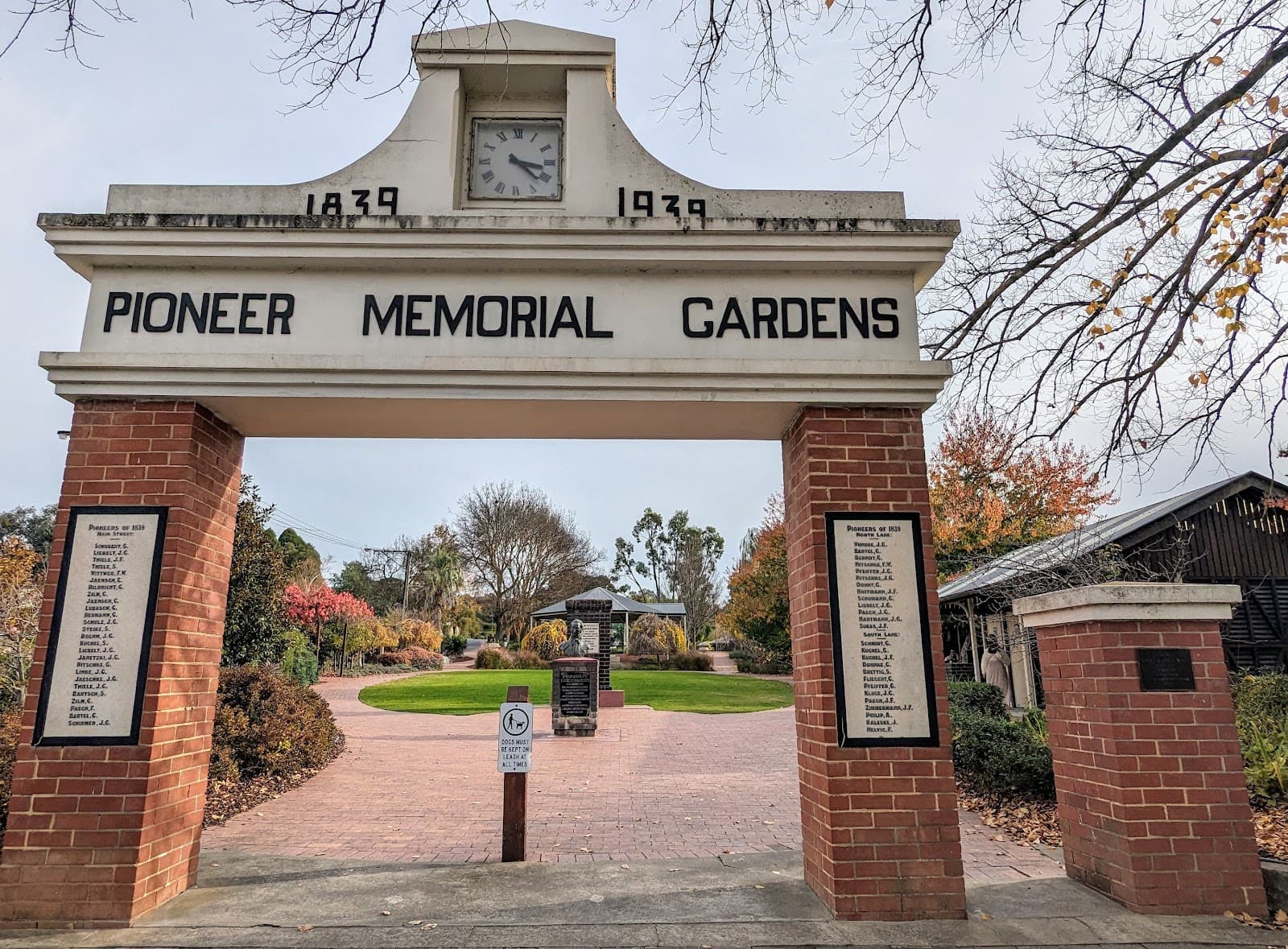 Pioneer Memorial Gardens — Hahndorf, Adelaide
