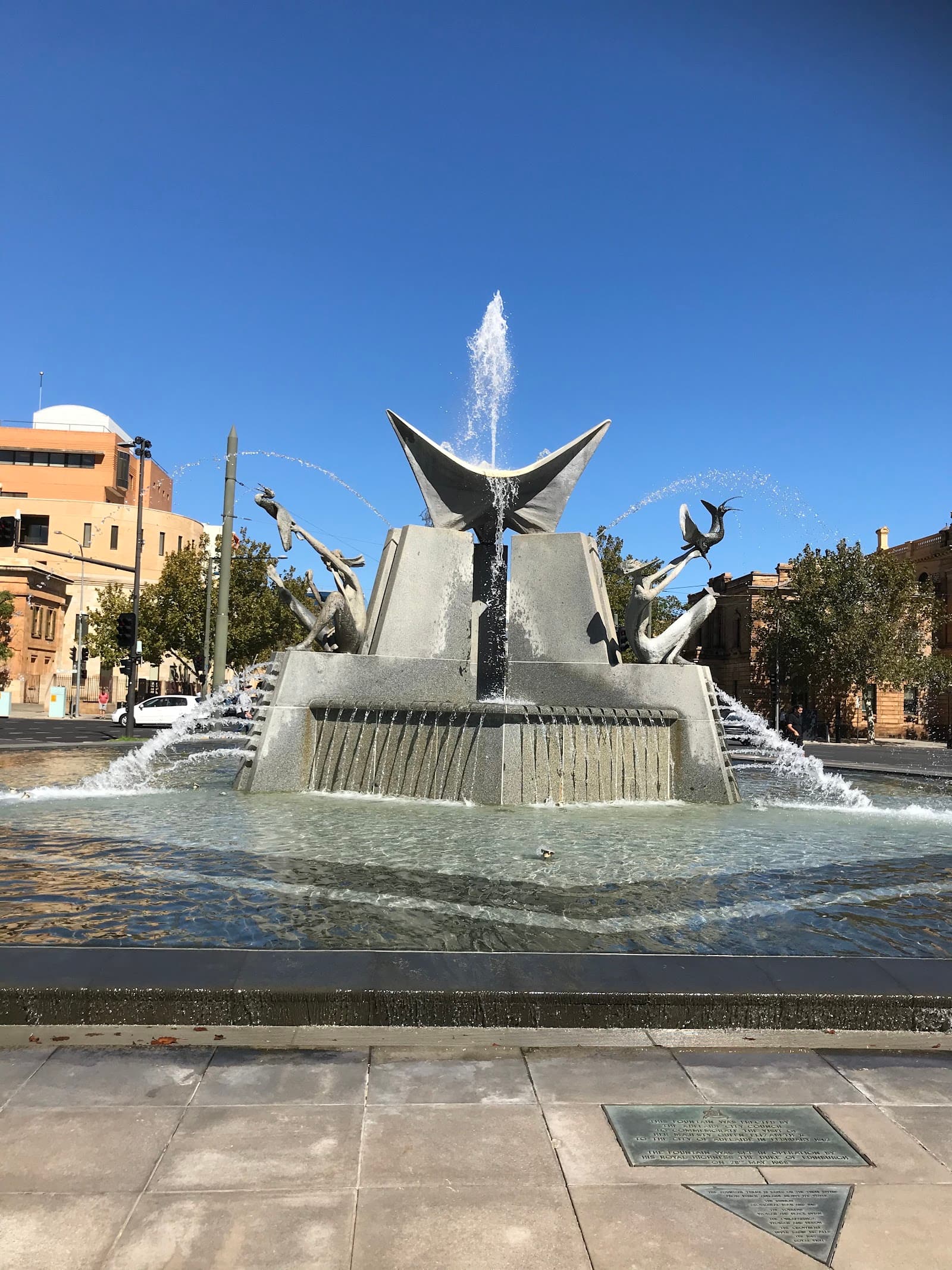 Three Rivers Fountain Adelaide — Hindmarsh, Adelaide