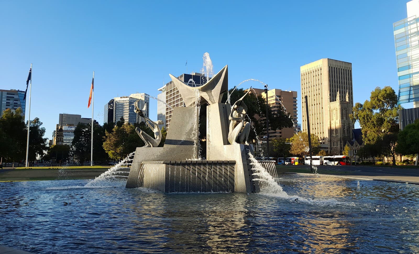Three Rivers Fountain Adelaide — Adelaide