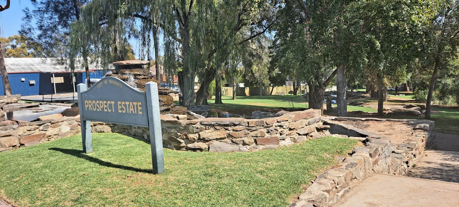 Prospect Estate Fountain and Waterfall — Prospect, Adelaide